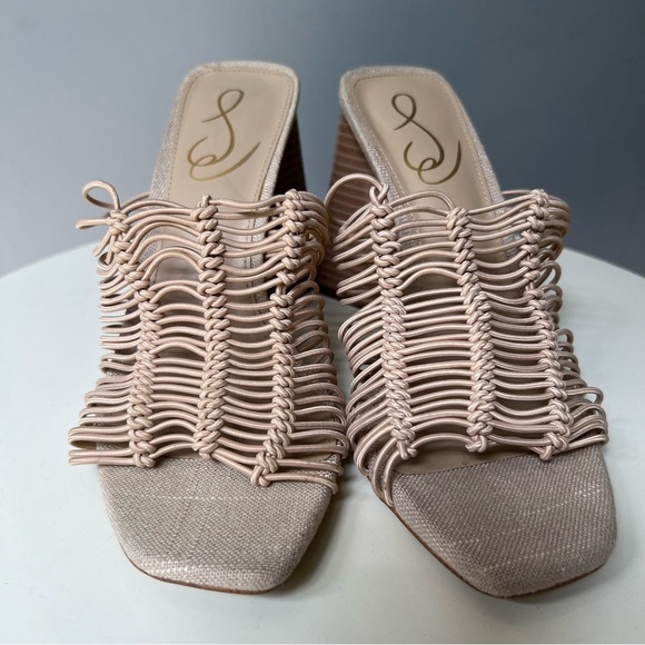 NWOB Sam Edelman Laurette Block Heel Sandals size 7.5 - Picture 3 of 6